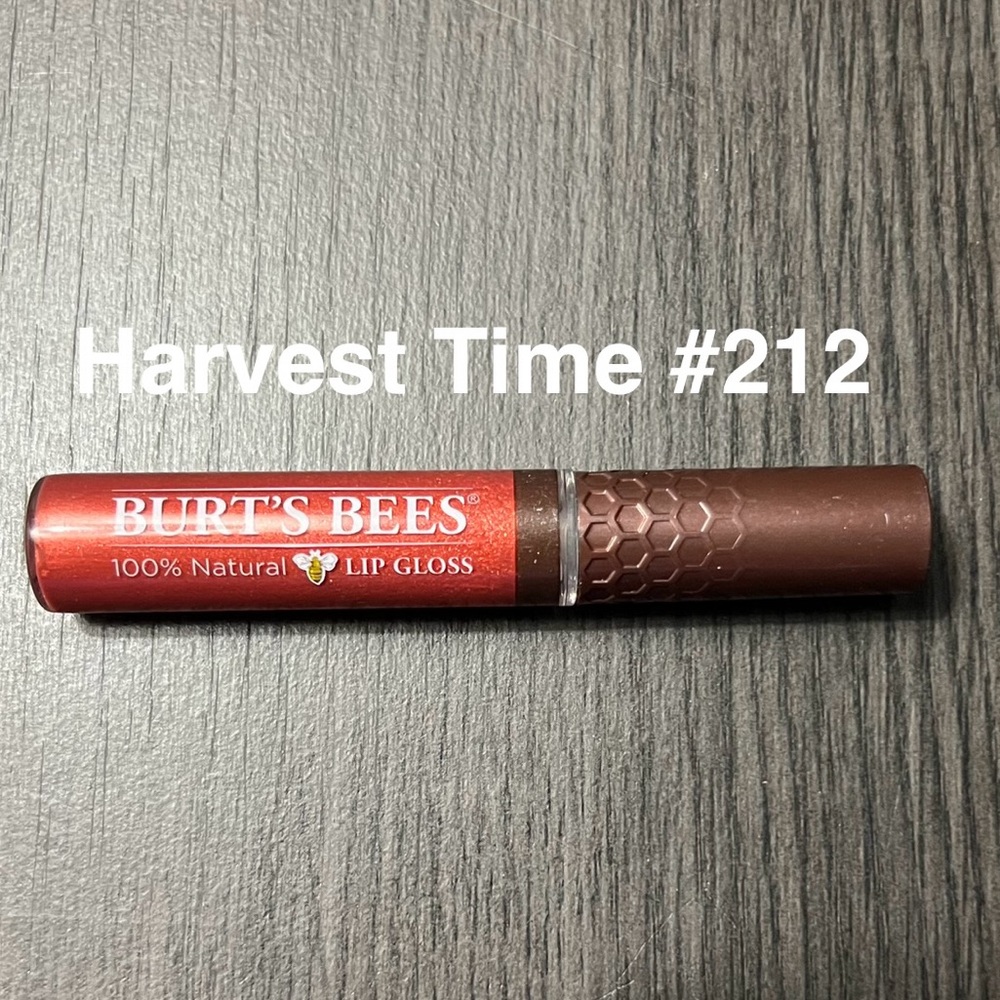 B💲3 💥 NEW (Harvest Time) Burt's Bees 100'% Natural Pearlized Lip Gloss (4405)